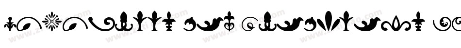 Filigrees and Ornaments ST字体转换